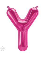 BALAO 16" LETRA PC1 Y MAGENTA