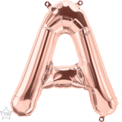 BALAO 16" LETRA PC1 A OURO ROSE