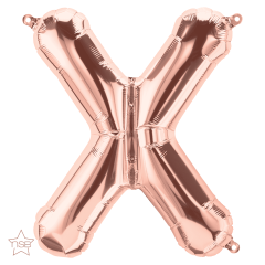 BALAO 16" LETRA PC1 X ROSE GOLD
