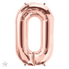 BALAO 34" LETRA PC1 O ROSE GOLD