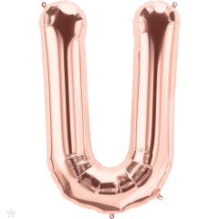 BALAO 34" LETRA PC1 U ROSE GOLD
