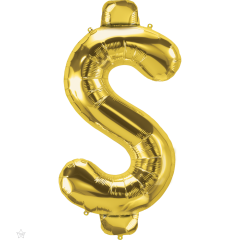 BALAO 34" SIMBOLO PC1 DOLLAR SIGN GOLD