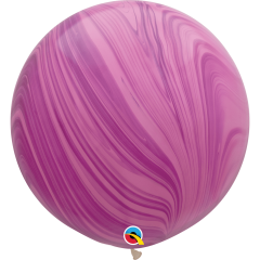 BALAO 30" R ROSA VIOLETA PC2 PINK VIOLET SUPERAGATE RAINBOW