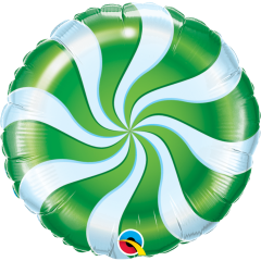 BALAO 18" REDONDO PC1 CANDY SWIRL GREEN