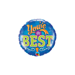 BALAO 09" REDONDO SOLTO YOU'RE THE BEST EMBLEM