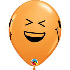 BALAO 11" R SORT EST C/BC PC50 SMILE FACES