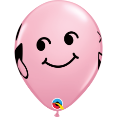 BALAO 11" R SORT EST C/BC PC50 SMILE FACES