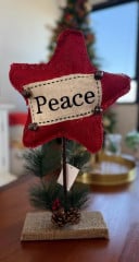 ADORNO NATAL - ESTRELA PEACE