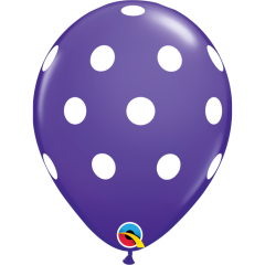 BALAO 11" R SORT TROP PC50 BIG POLKA DOTS
