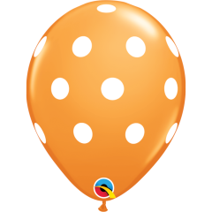 BALAO 11" R SORT TROP PC50 BIG POLKA DOTS