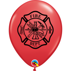 BALAO 11" R VERMELHO PC50 FIRE DEPT.