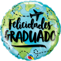 BALAO 18" REDONDO PC1 FELICIDADES GRADUADO WORLD