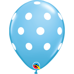 BALAO 11" R SORT ESP PC50 BIG POLKA DOTS (PASTELS)