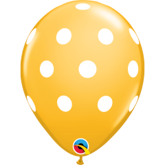 BALAO 11" R SORT ESP PC50 BIG POLKA DOTS (PASTELS)