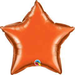 BALAO 20" ESTRELA SOLTO ORANGE