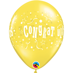 BALAO 11" R SORT ESP PC50 CONGRATULATIONS STARS
