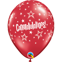 BALAO 11" R SORT JOIA PC50 CONGRATULATIONS STAR PATTERNS