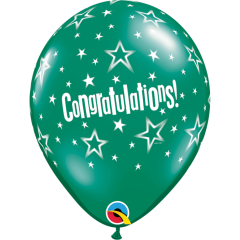 BALAO 11" R SORT JOIA PC50 CONGRATULATIONS STAR PATTERNS