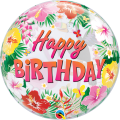 BALAO 22" BUBBLE SIMPLES PC1 TROPICAL BDAY PARTY
