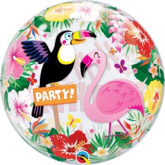 BALAO 22" BUBBLE SIMPLES PC1 TROPICAL BDAY PARTY