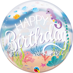 BALAO 22" BUBBLE SIMPLES PC1 MERMAID BDAY PARTY