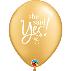 BALAO 11" R OURO PC50 SHE SAID YES!