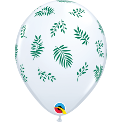 BALAO 11" R BRANCO PC50 TROPICAL GREENERY