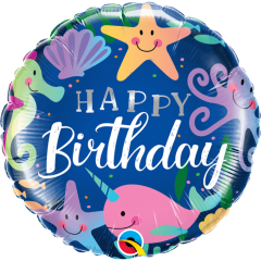 BALAO 18" REDONDO PC1 BDAY FUN UNDER THE SEA