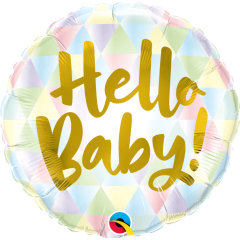 BALAO 18" REDONDO PC1 HELLO BABY!