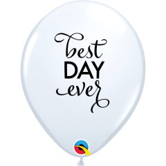 BALAO 11" R BRANCO PC50 SIMPLY BEST DAY EVER