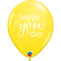 BALAO 11" R PASTEL BRILH PC50 SIMPLY HAPPY YOU DAY