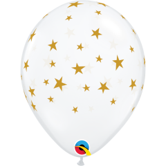 BALAO 11" R DIAMANTE TRAN PC50 CONTEMPO STARS (GLD)