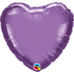 BALAO 18" CORACAO SOLTO CHROME PURPLE