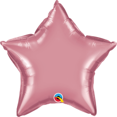 BALAO 20" ESTRELA SOLTO CHROME MAUVE