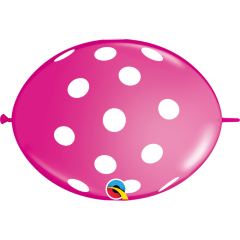 BALAO 12"QLINK CEREJA IN PC50 BIG POLKA DOTS