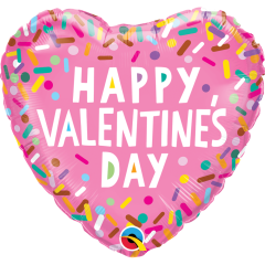 BALAO 18" CORACAO PC1 VALENTINE'S SPRINKLES