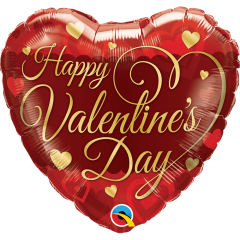 BALAO 18" CORACAO PC1 VALENTINE'S CLASSIC SCRIPT