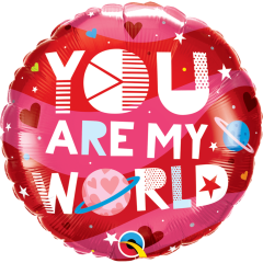 BALAO 18" REDONDO PC1 YOU ARE MY WORLD