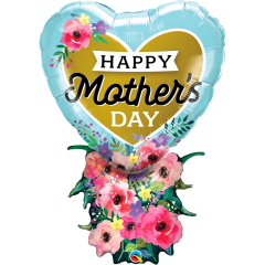 BALAO 38" SHAPE PC1 MOTHER'S DAY HEART BOUQUET