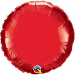 BALAO 18" REDONDO PC1 RUBY RED