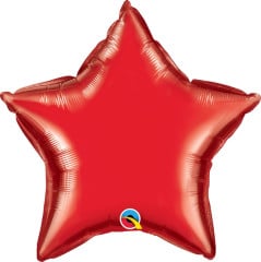 BALAO 20" ESTRELA PC1 VERMELHO RUBI METALIZADO LS