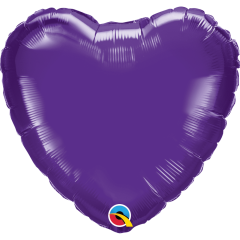 BALAO 18" CORACAO PC1 QUARTZ PURPLE